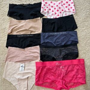 NEW NWT 10 pair Victoria’s Secret/Pink panties Size: XS